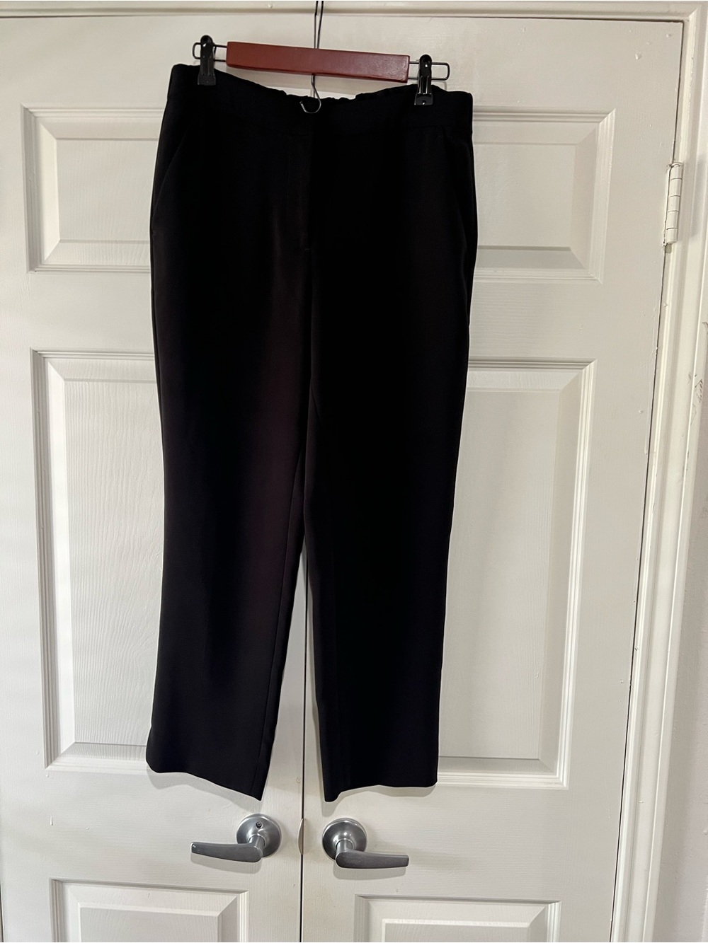 J Crew Classic Black Women's Dress Pants - Versatile Straight-Leg